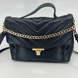 a new day Quilted Crossbody Bag in Black NWOT